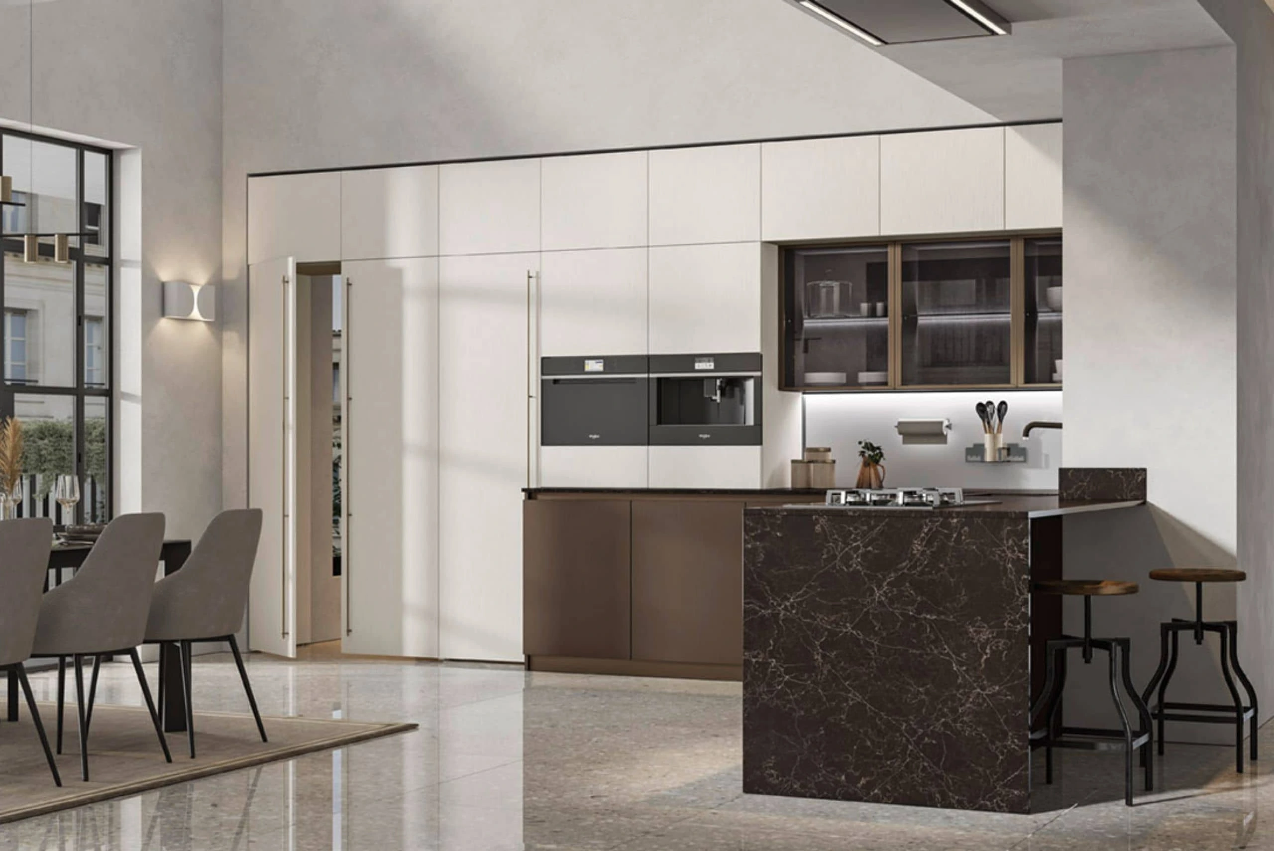 cucina di design con isola